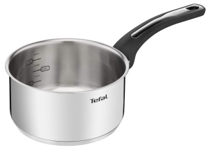 Oala inox Tefal Emotion E3012904, 18 cm, inductie, design elegant, argintiu