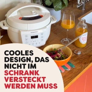 Oala multifunctionala Instant Pot 7-in-1 38L Meersalz Alb - Img 8