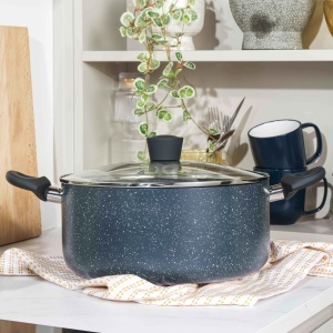 Oala Russell Hobbs Nightfall Stone 28 cm, Antiaderenta, Inductie - Img 5