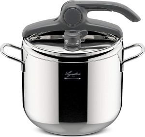 Oala sub presiune Lagostina LagoeasyUP 7 l, inox 1810, pentru inductie si gaz