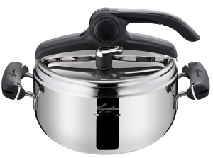 Oala sub presiune Lagostina Preziosa LagoeasyUp, 3.5l, inox, cu 6 sisteme de siguranta