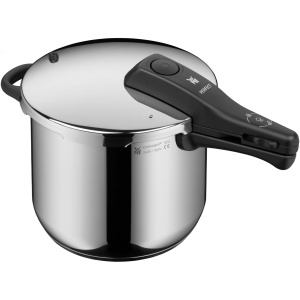 Oala sub presiune WMF Perfect One Pot cu inductie 6.5l, oala sub presiune, semnal mare de gatit, 2 setari de caldura, maner detasabil cu capac, otel inoxidabil cromargan - Img 1