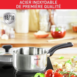 Oala Tefal Comfort Max C9732304 din inox, 18 cm, cu capac din sticla - Img 3