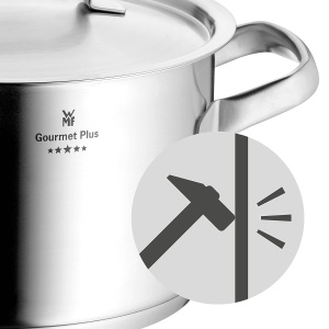 Oala WMF Gourmet Plus 20cm, 3.9l, Cromargan inox, cu capac si deschidere pentru aburi - Img 8