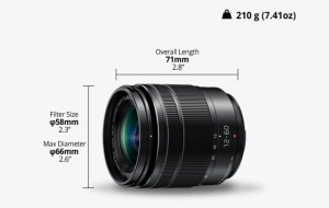 Obiectiv Panasonic H-FS12060E 24-120mm F3.5-5.6, Zoom 5x, Rezistent la Apa si Praful - Img 2