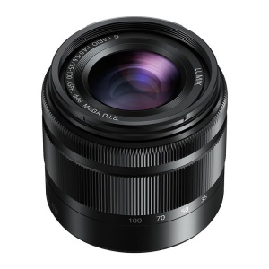 Obiectiv Panasonic Lumix G Vario H-FS35100E Telezoom 35-100mm Stabilizator Optic Negru - Img 4