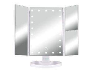 Oglinda machiaj Beper P302VIS050 cu iluminare LED, 3 nivele de marire, rotire 180 - Img 7