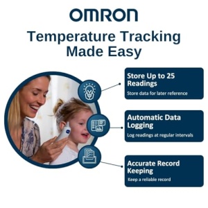 OMRON Gentle Temp 521 Ear Thermometer, termometru clinic digital cu tehnologie de masurare in infrarosu pentru masurare precisa in ureche in doar 1 secunda; cu functie de iluminare pentru utilizare usoara pe timp de noapte - Img 9