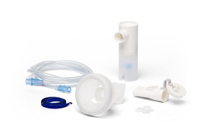 OMRON NEB6035 / Set complet de accesorii pentru copii / Kit de schimb pentru OMRON X105 Advanced Inhaler / Masca pentru copii, mustiuc, nas, tub de aer, filtru de aer / Accesorii originale OMRON - Img 1