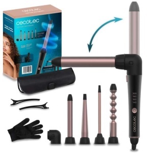 Ondulator multifunctional Cecotec SurfCare MultiWaves, 5 capete, invelis ceramic, temperatura reglabila