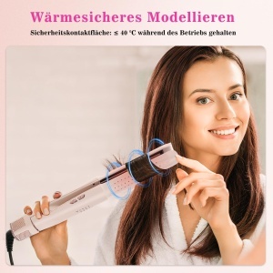 Ondulator si indreptator de par AraSyleon 2-in-1, 42W, cu placi ceramice - Img 6