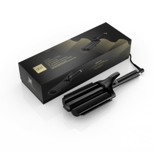 Ondulator triplu GHD Wave - 32mm, pentru Beach Waves, tehnologie avansata