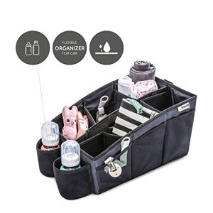 Organizator auto Hauck Organize Me pliabil 6 compartimente ajustabile gri - Img 3