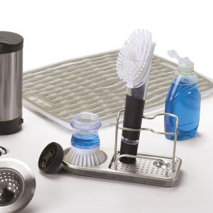 Organizator chiuveta din otel inoxidabil OXO Good Grips cu suport pentru burete - Img 2