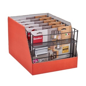 Organizator condimente Metaltex In Out Lava negru 6x28x22 cm strat TouchTherm - Img 5