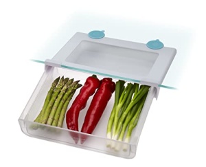 Organizator frigider Joseph Joseph FridgeStore TransparentTurcoaz 78x313x255 cm - Img 2