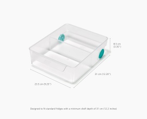 Organizator frigider Joseph Joseph FridgeStore XL maner si role BPA-free transparent - Img 4