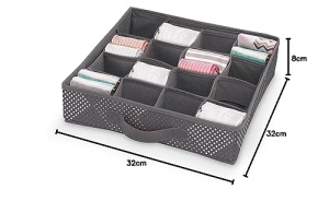 Organizator sertare DOMO PAK LIVING Pixel 16 compartimente material poliester - Img 4
