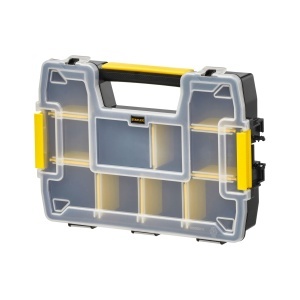 Organizator unelte STANLEY FatMax Sortmaster, 29.5x6.5x21.5 cm, stivuibil, cu insertii detasabile