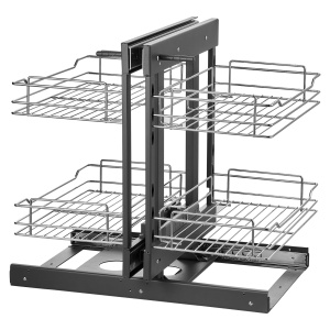 Organizator VEVOR YG-XGW-4-9-2 2 Niveluri 4 Cosuri Carbon Otel Cromat - Img 9