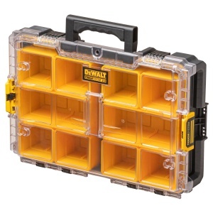 Organizer Dewalt Toughsystem 2.0 DS100, 10 recipiente, capacitate 20kg, IP65