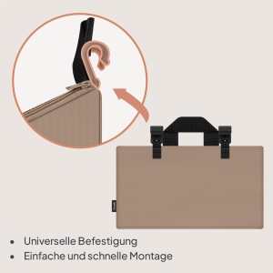 Organizer pentru patut si masuta de infasat Lionelo Sidepocket Medium, 43x15x23 cm, 3 compartimente, material rezistent - Img 4