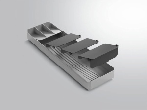 Organizer pentru Tacamuri Metaltex Uni-Fit, 40-49 cm, grinegru, ajustabil - Img 8