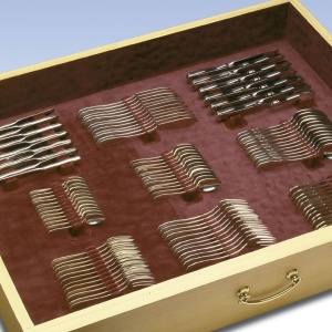 Organizer pentru tacamuri Rayen 6314, ajustabil, design modern, culoare rosie - Img 3