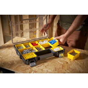 Organizer pentru unelte STANLEY FatMax 1-97-517, 10 boxe, rezistent la apa - Img 2