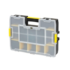 Organizer unelte STANLEY Sortmaster 12 compartimente, 43 x 33 x 9 cm, portabil
