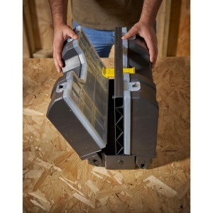 Organizer Unelte Stanley Tool Organizer System 3-in-1, 31.2x23.4x42.6cm, cu Innenteiler Ajustabil - Img 2