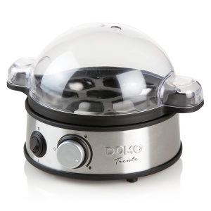 Ouale fierte DOMO DO9142EK - Capacitate 7 oua, Putere 400 W, InoxTransparent - Img 3