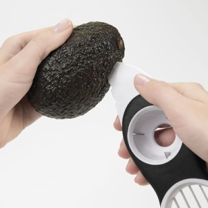 OXO Good Grips 3-in-1 Avocado Schneider Alb Functie Multifunctionala - Img 4