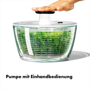 OXO Good Grips Salatschleuder Capacitate 59L Borosilicat Compacta - Img 4