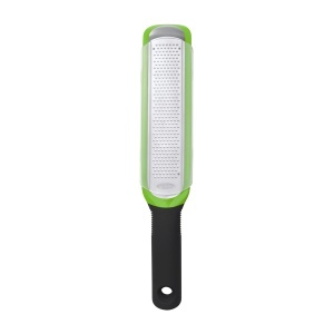 OXO Good Grips Zest Ripper din otel inoxidabil gravat, verde - pentru lamai si multe altele