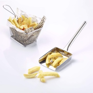 Paleta inox Westmark 91292270 pentru cartofi prajiti si produse de patiserie 26 cm argintiu - Img 6