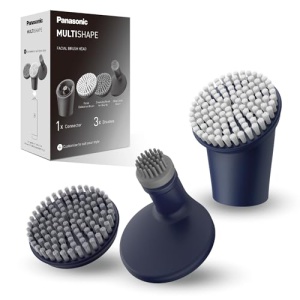 Panasonic ER-CFB1-A503 MULTISHAPE Set de accesorii pentru perie de fata, perie de curatare a fetei, perie de curatare a barbii, perie de curatare in profunzime, negru