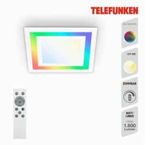 Panou LED TELEFUNKEN, 18W, 1600lm, Dimabil, RGB, 295x295x55mm - Img 2