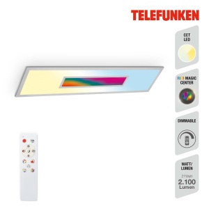 Panou LED TELEFUNKEN RGB, Dimmabil, 21W, Culoare Argintie - Img 2