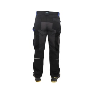 Pantaloni de lucru Goodyear GYPNT011 cu detalii reflectorizante, negru, marimea 38 - Img 3