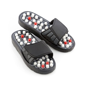 Pantofi de casa InnovaGoods cu acupresiune, marimea S, 82 puncte de masaj - Img 6