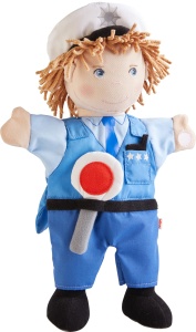 Papusa de mana HABA Politie, 30 cm, pentru copii de la 1,5 ani - Img 2