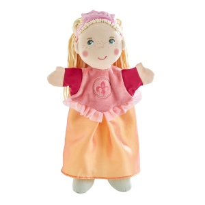 Papusa de mana HABA Prinzessin, lavabila la 30C, cu picioare mobile - Img 3