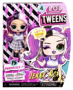 Papusa de Moda L.O.L. Surprise Tweens - Jenny Rox, 15 surprize, stil rockstar - Img 6