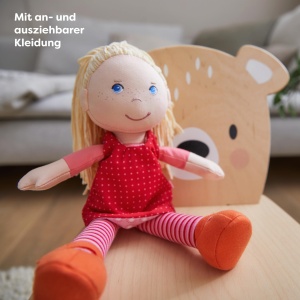 Papusa de plus HABA Annelie, 30 cm, pentru copii de la 18 luni - Img 3