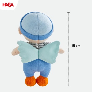 Papusa din material textil HABA Schutzengel Mats 15 cm pentru bebelusi si copii lavabila - Img 5