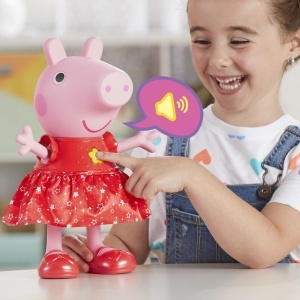 Papusa interactiva Peppa Pig, 30.5 cm, cu sunete si melodii - Img 6
