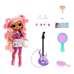 Papusa L.O.L. Surprise OMG Eye Spy Rockstar, Interactiva, cu Accesorii - Img 5