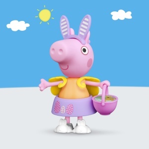 Papusa Peppa Pig cu Accesorii Primavara, 15 cm, Usor de Imbracat - Img 4