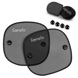 Parasolar auto LIONELO, 2 bucati, dimensiuni 44cm x 38cm, montare usoara - Img 1